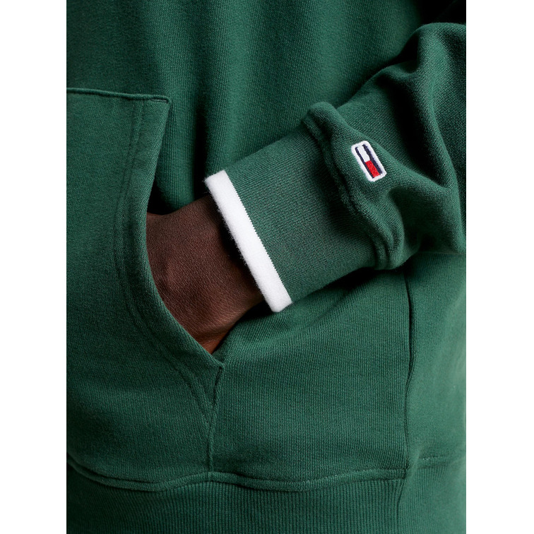 SUDADERA AMPLIA CON CAPUCHA Y LOGO BORDADO HOMBRE TOMMY JEANS