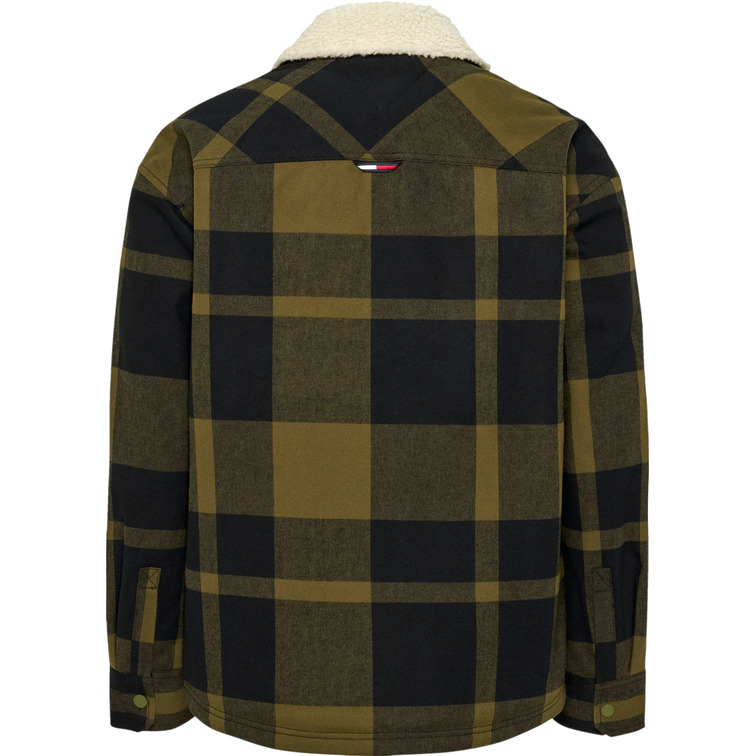 SOBRECAMISA DE CUADROS CON FORRO DE PELUCHE HOMBRE TOMMY JEANS
