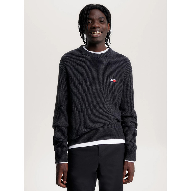 JERSEY DE PUNTO ELÁSTICO CON PARCHE HOMBRE TOMMY JEANS