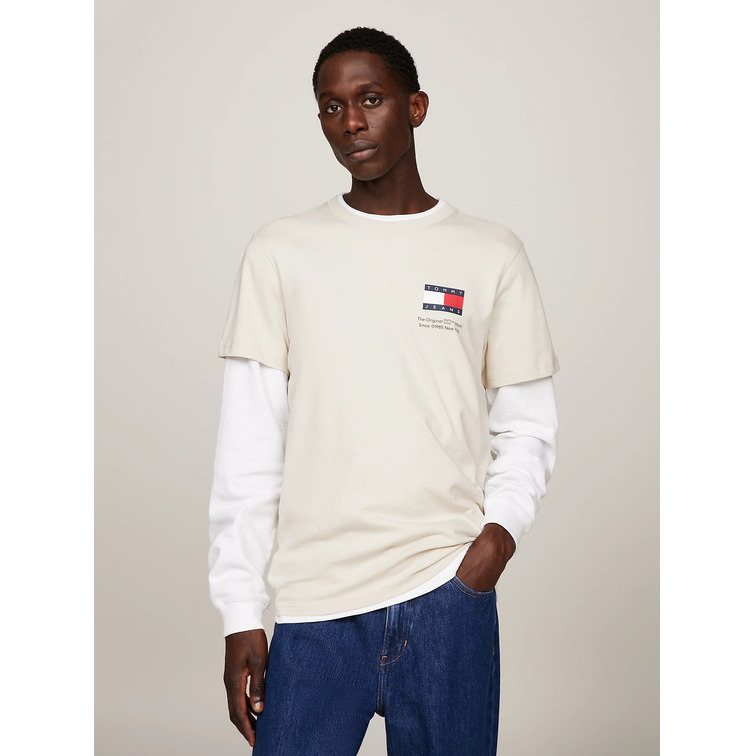 HOMBRE TJM SLIM ESSENTIAL FLAG TEE EX ACG