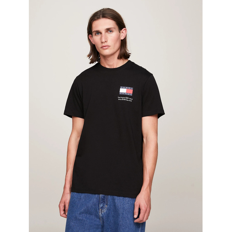 HOMBRE TJM SLIM ESSENTIAL FLAG TEE EX BDS