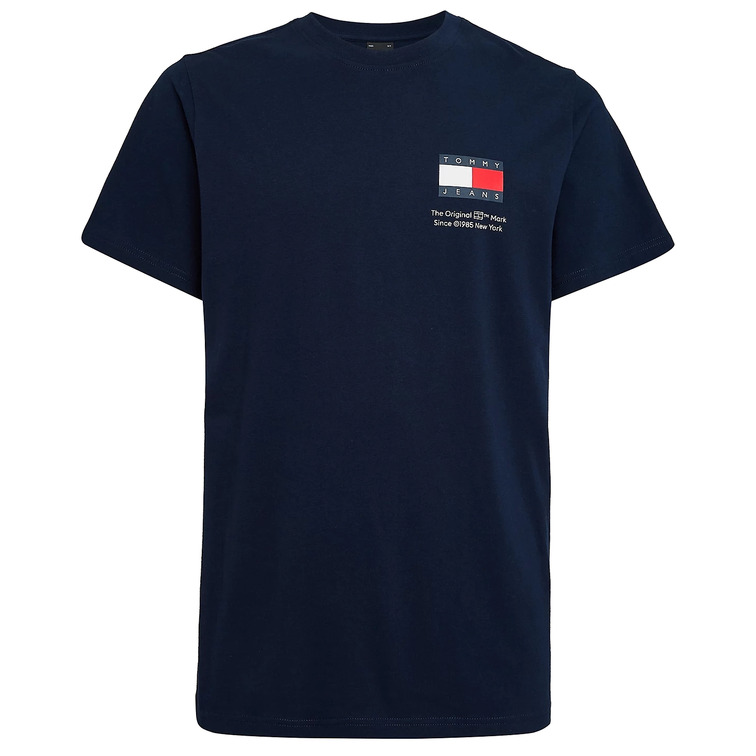 CAMISETA HOMBRE  TH TJM SLIM ESSENTIAL FLAG TEE EX