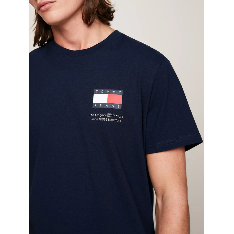 CAMISETA HOMBRE  TH TJM SLIM ESSENTIAL FLAG TEE EX