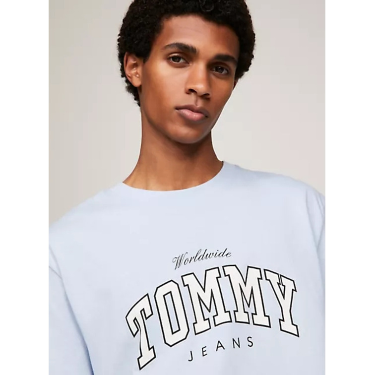 CAMISETA UNIVERSITARIA CON LOGO HOMBRE TOMMY JEANS