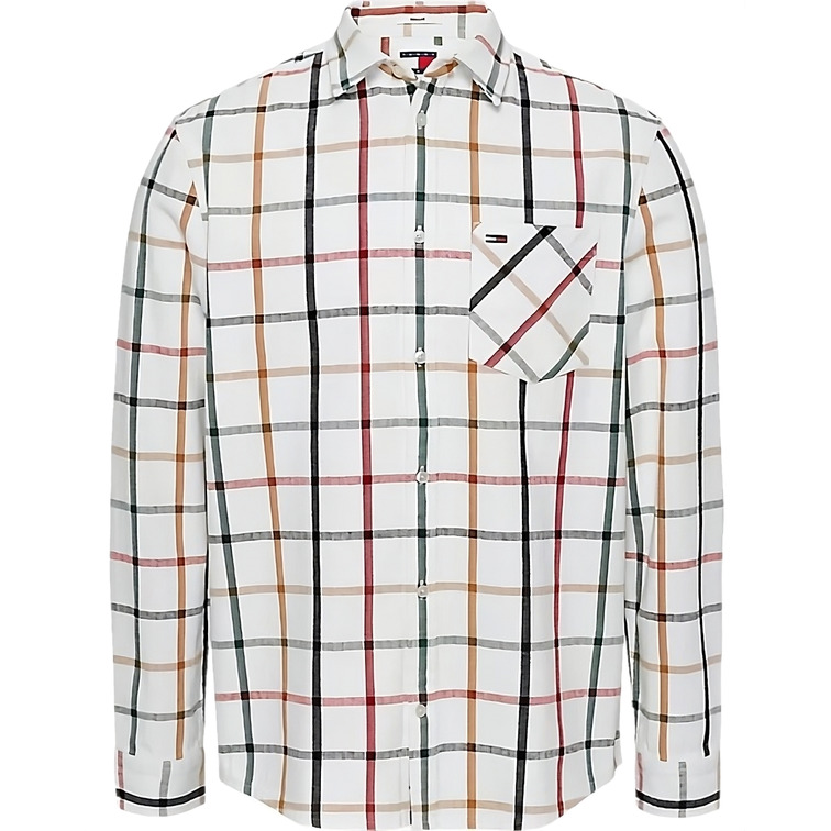 HOMBRE TJM REG CHECK FLANNEL SHIRT YBR