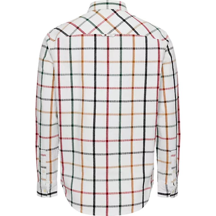 HOMBRE TJM REG CHECK FLANNEL SHIRT YBR