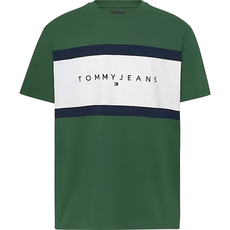 CAMISETA CON DISEÑO COLOR BLOCK HOMBRE TOMMY JEANS