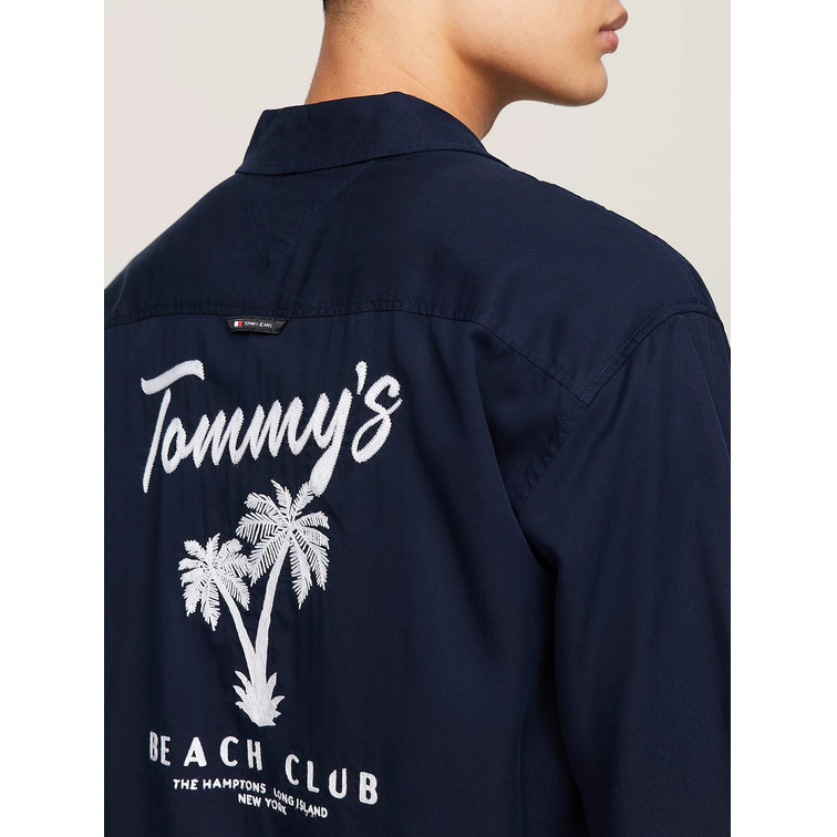 CAMISA OVERSIZE DE MANGA CORTA CON LOGO HOMBRE TOMMY JEANS