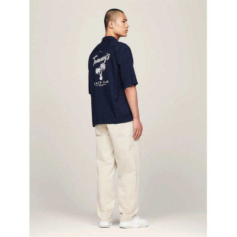 CAMISA OVERSIZE DE MANGA CORTA CON LOGO HOMBRE TOMMY JEANS