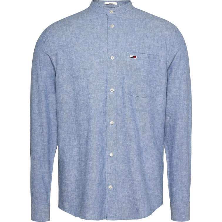 CAMISA CUELLO MAO MEZCLA LINO HOMBRE TOMMY JEANS