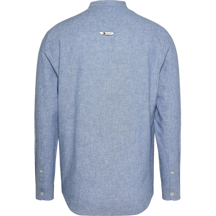 CAMISA CUELLO MAO MEZCLA LINO HOMBRE TOMMY JEANS