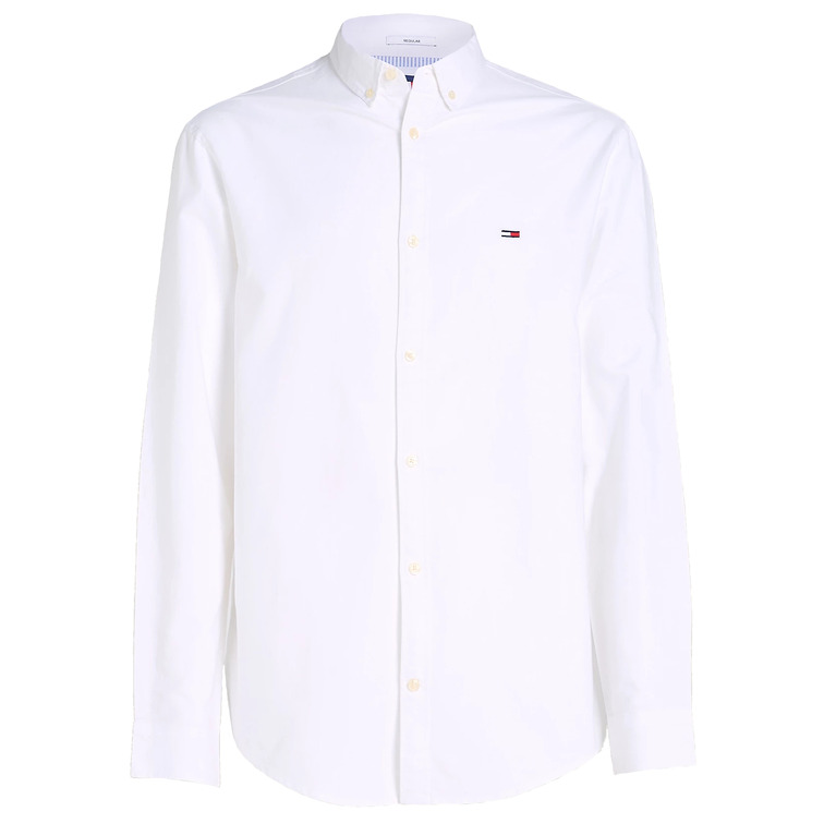 CAMISA OXFORD DE CORTE REGULAR CON LOGO HOMBRE TOMMY JEANS