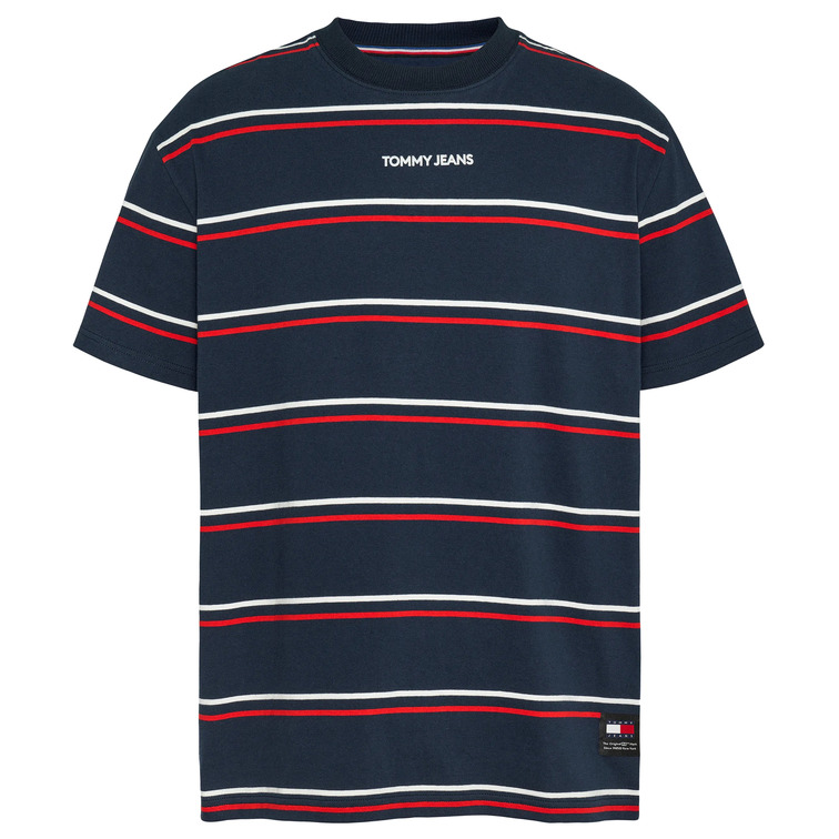 CAMISETA RAYAS HOMBRE TOMMY JEANS FIT REGULAR