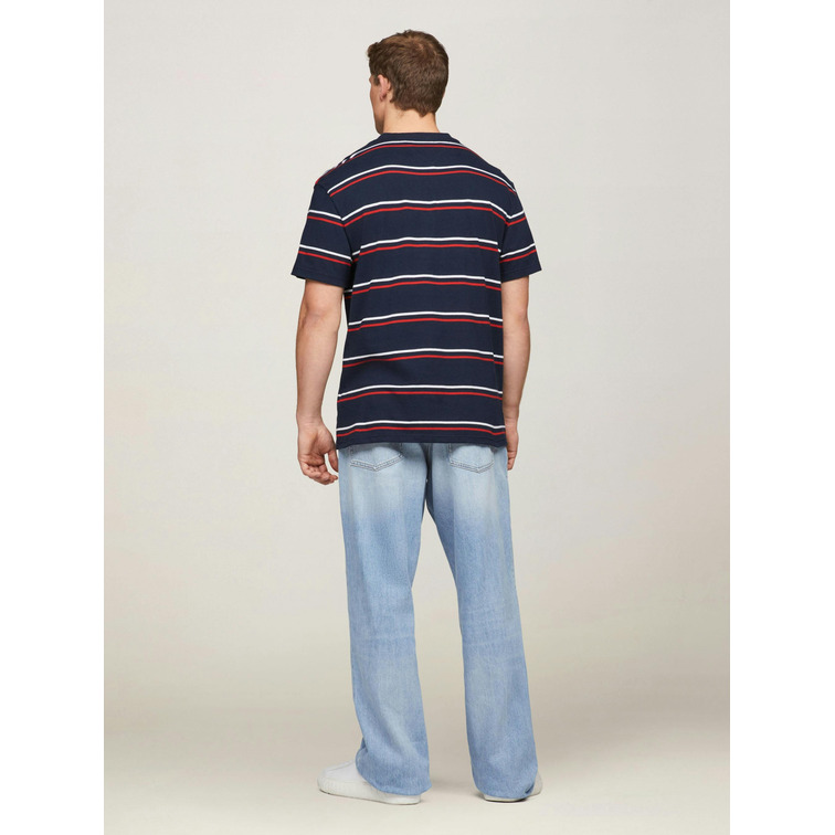 CAMISETA RAYAS HOMBRE TOMMY JEANS FIT REGULAR