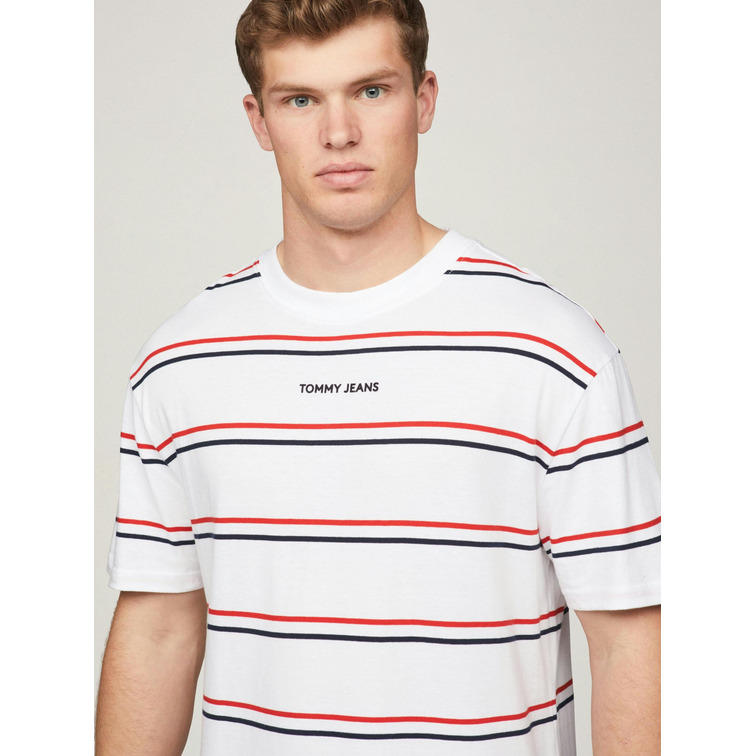 CAMISETA RAYAS HOMBRE TOMMY JEANS FIT REGULAR