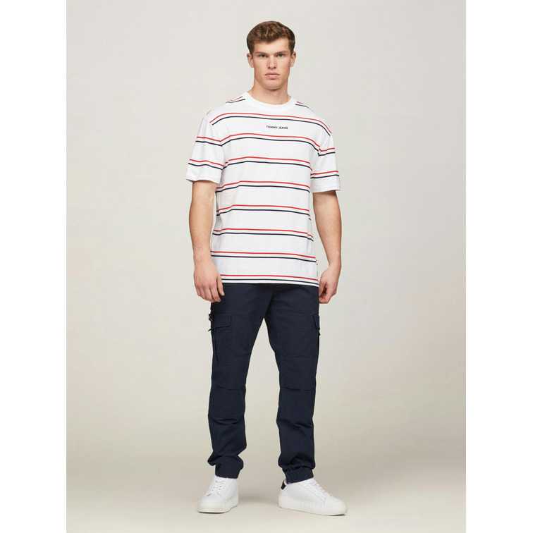 CAMISETA RAYAS HOMBRE TOMMY JEANS FIT REGULAR