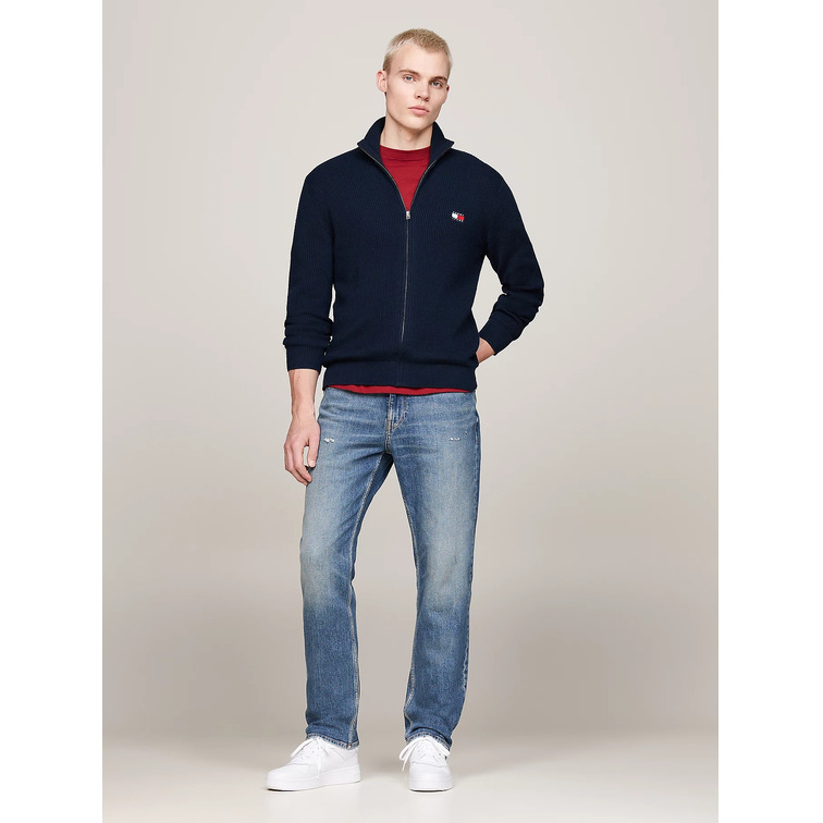 JERSEY SLIM CON CREMALLERA Y PARCHE  HOMBRE TOMMY JEANS