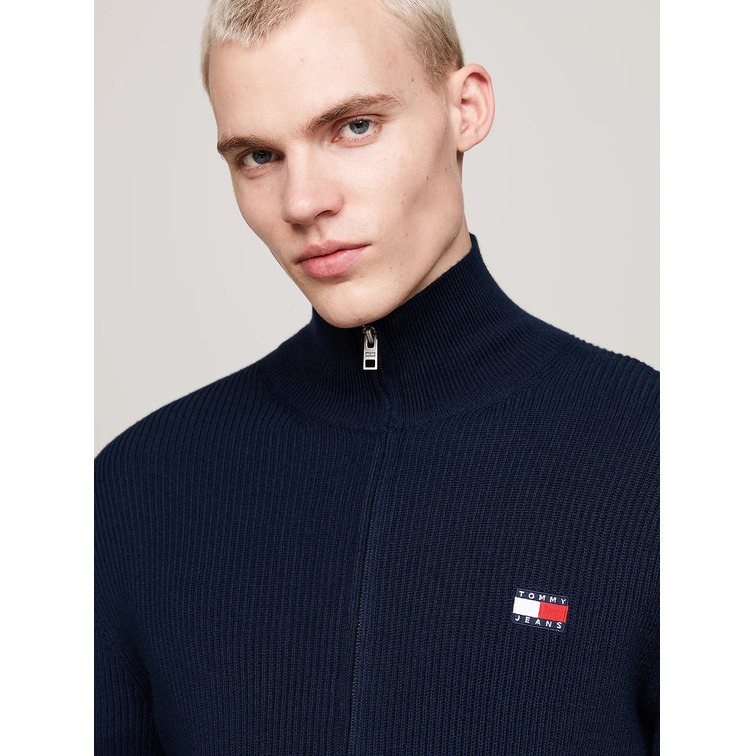 JERSEY SLIM CON CREMALLERA Y PARCHE  HOMBRE TOMMY JEANS