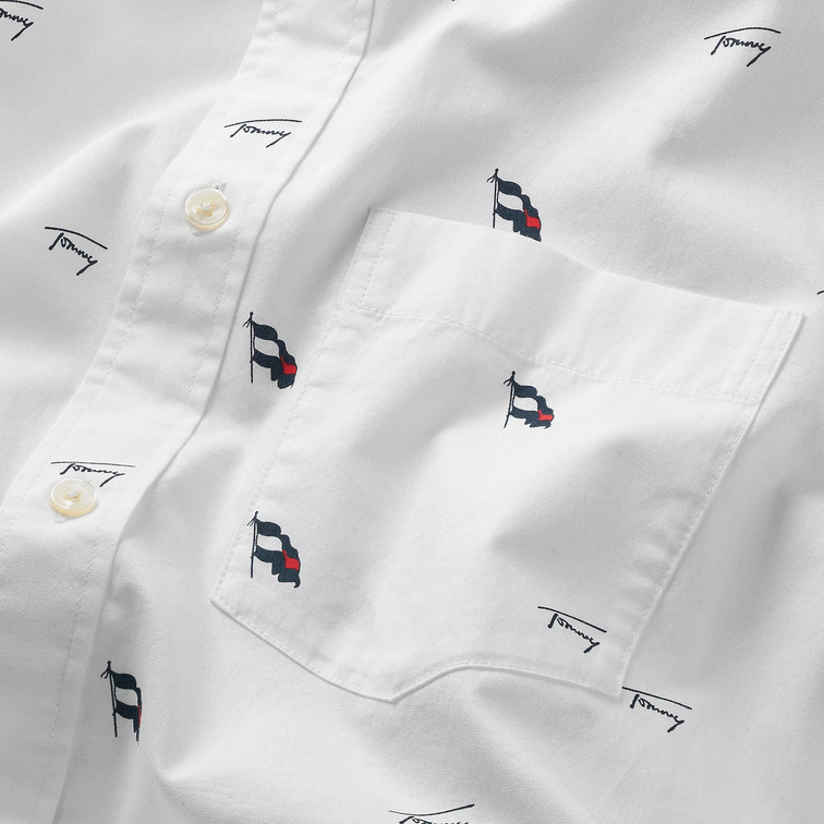 CAMISA ESTAMPADA HOMBRE TOMMY JEANS FIT REGULAR