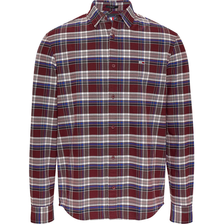 CAMISA OXFORD HOMBRE TOMMY JEANS DE CUADROS FIT REGULAR