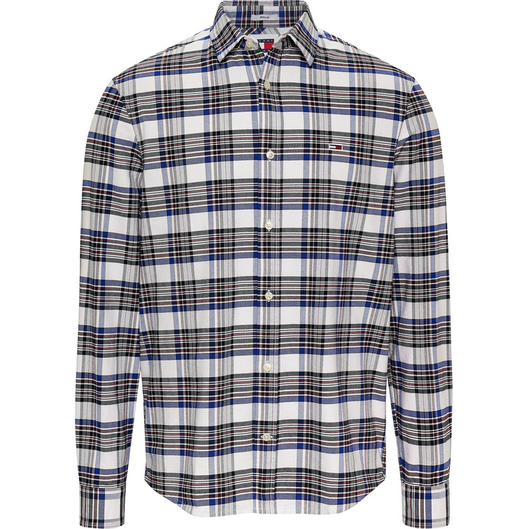 CAMISA OXFORD HOMBRE TOMMY JEANS DE CUADROS FIT REGULAR