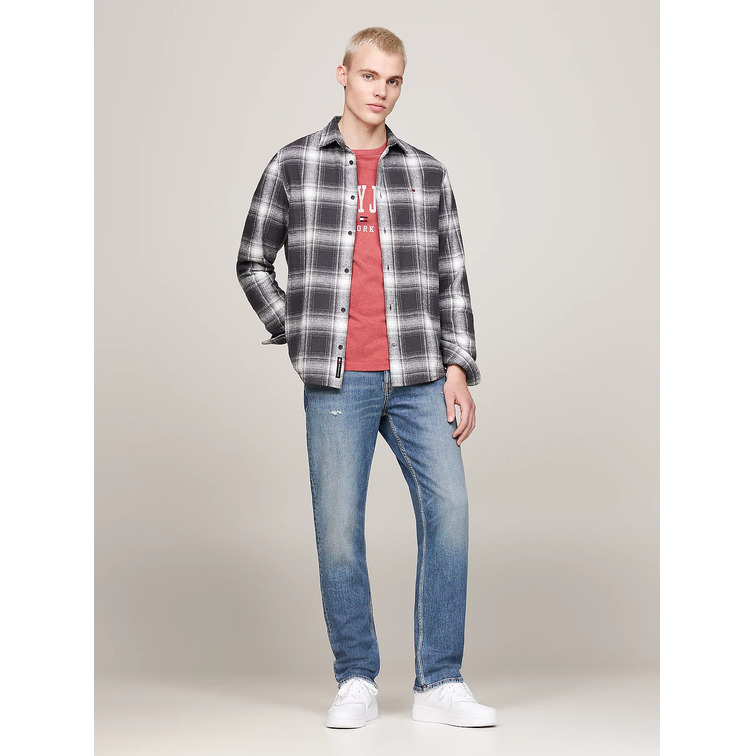 CAMISA DE CUADROS HOMBRE TOMMY JEANS CORTE AMPLIO