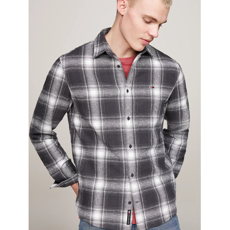 CAMISA DE CUADROS HOMBRE TOMMY JEANS CORTE AMPLIO