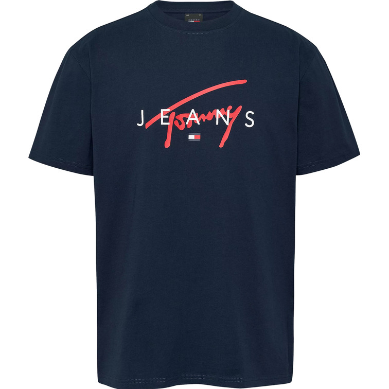 CAMISETA HOMBRE TOMMY JEANS LOGO FIRMA