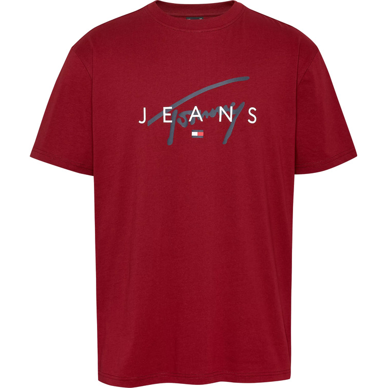 CAMISETA HOMBRE TOMMY JEANS LOGO FIRMA
