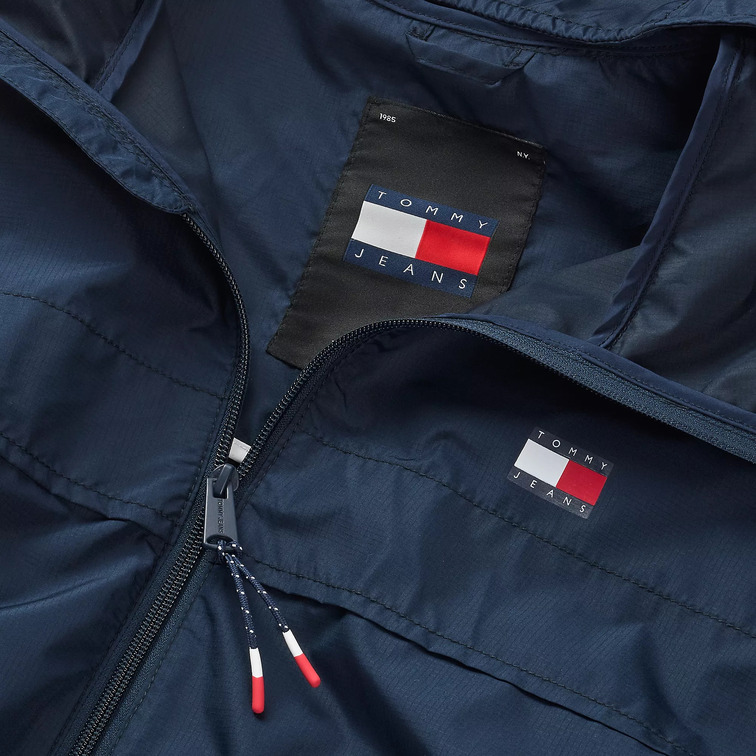 CORTAVIENTOS LIGERO HOMBRE TOMMY JEANS CON CREMALLERA
