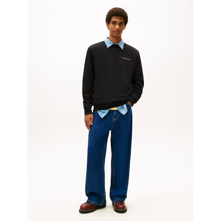 SUDADERA HOMBRE  TOMMY HILFIGER TJM REG LINEAR CREW EXT