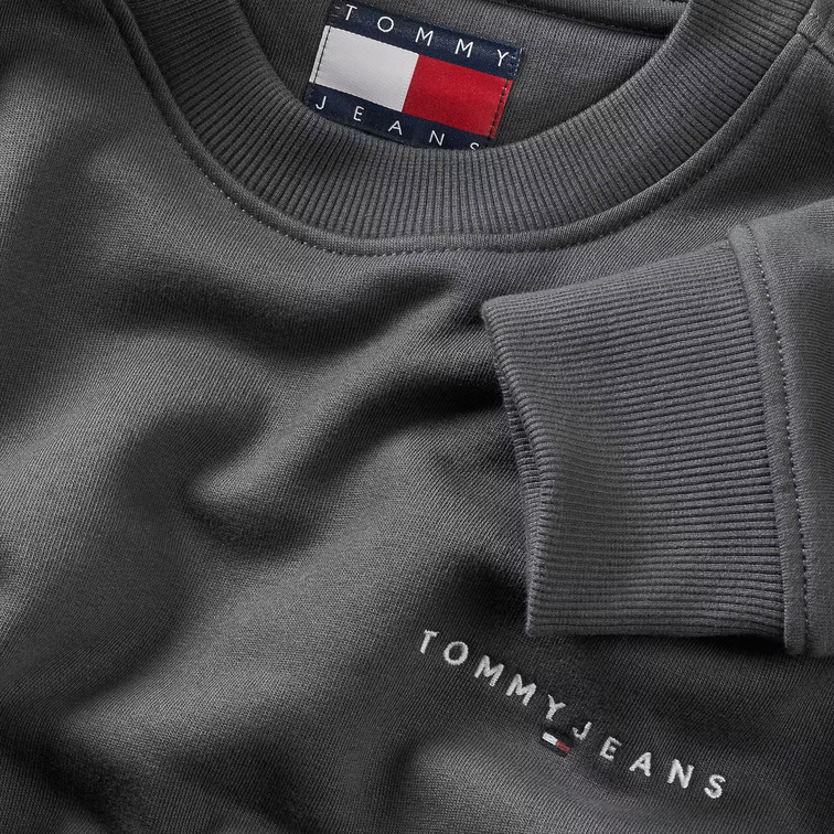 SUDADERA HOMBRE TOMMY JEANS CUELLO REDONDO CON LOGO