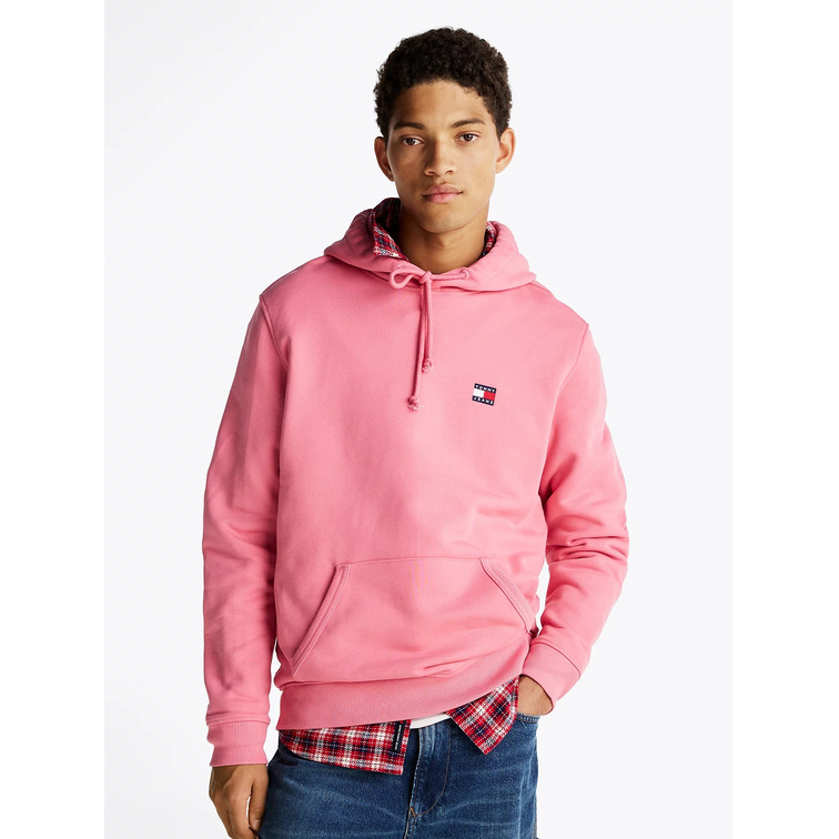 SUDADERA CON CAPUCHA HOMBRE TOMMY JEANS LOGO PARCHE FIT REGULAR
