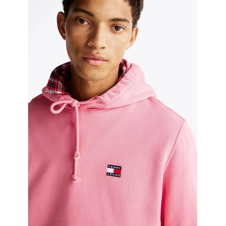SUDADERA CON CAPUCHA HOMBRE TOMMY JEANS LOGO PARCHE FIT REGULAR