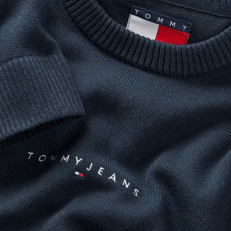 JERSEY HOMBRE TOMMY JEANS LOGO LINEAL FIT REGULAR