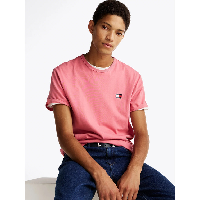 CAMISETA HOMBRE TOMMY JEANS LOGO PARCHE FIT REGULAR