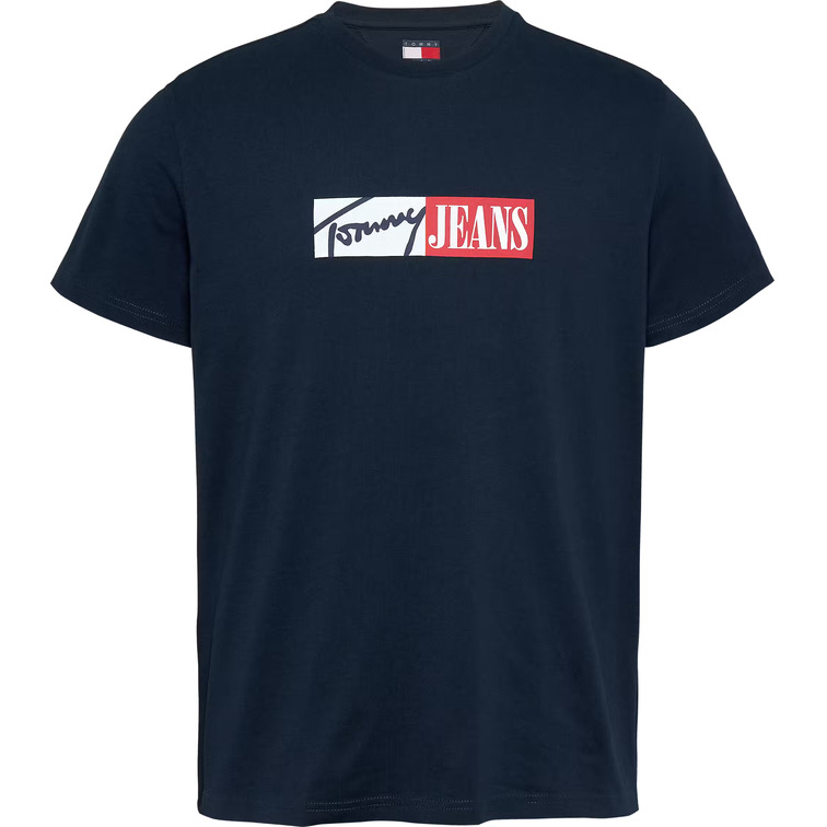 CAMISETA HOMBRE TOMMY JEANS LOGO DISTINTIVO FIT SLIM
