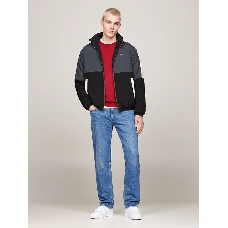 CAZADORA REVERSIBLE HOMBRE TOMMY JEANS EN TEJIDO PELUCHE