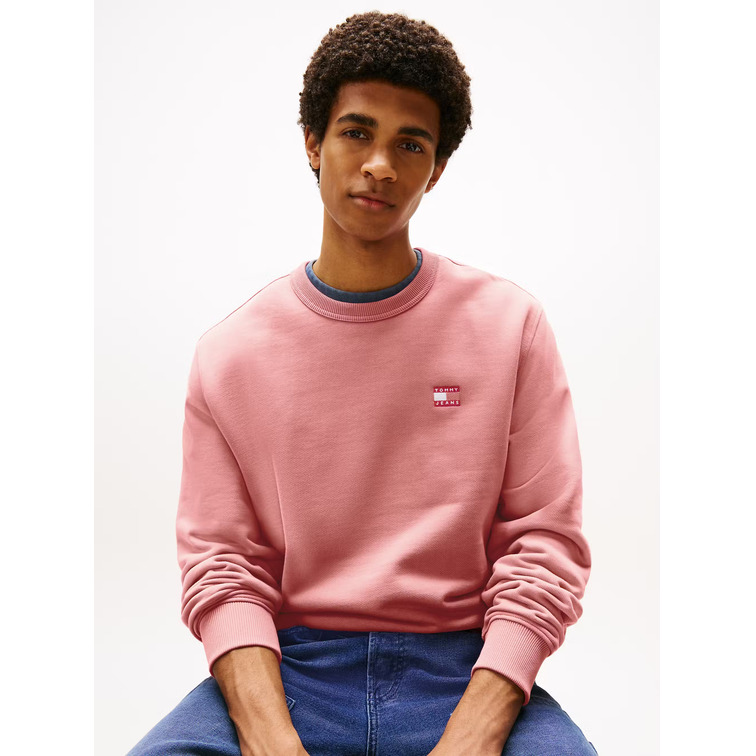 SUDADERA HOMBRE TOMMY JEANS CON LOGO PARCHE