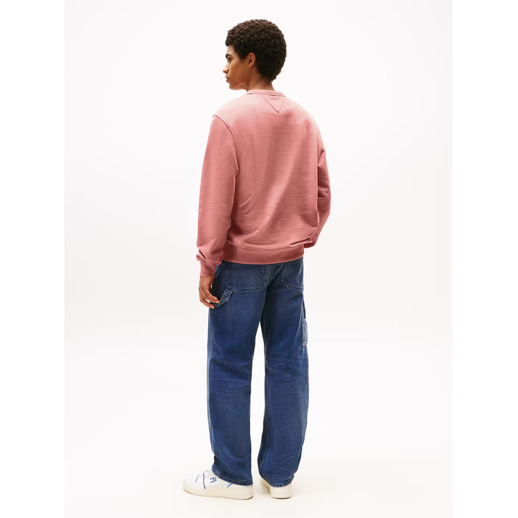 SUDADERA HOMBRE TOMMY JEANS CON LOGO PARCHE