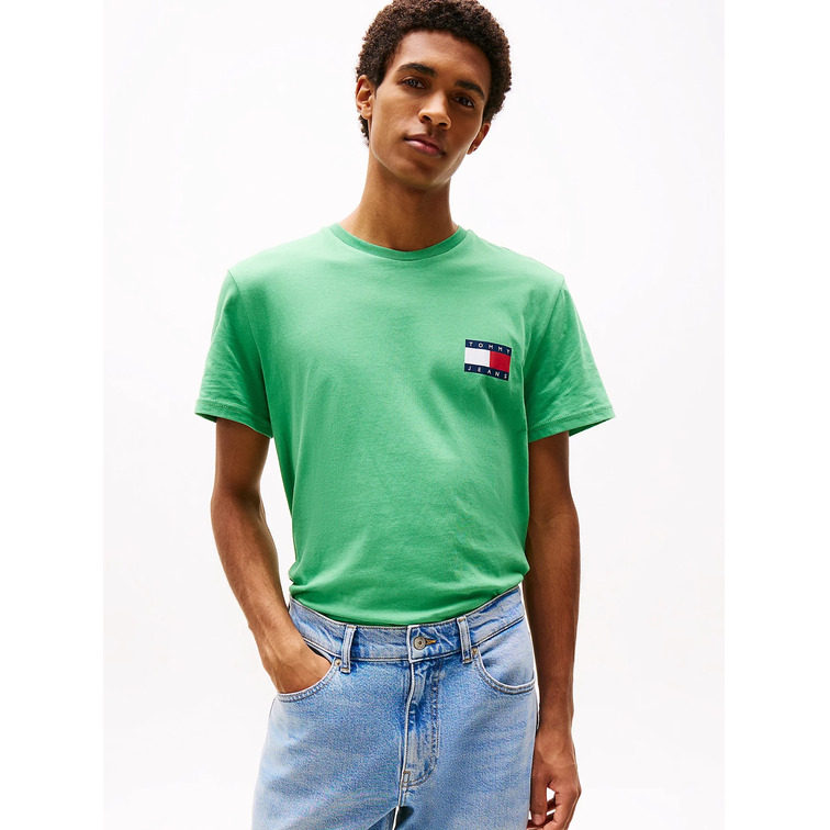 CAMISETA HOMBRE TOMMY JEANS LOGO PARCHE FIT SLIM