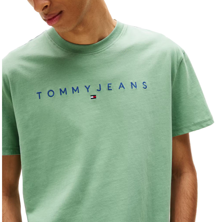 CAMISETA HOMBRE  TOMMY HILFIGER TJM REG LINEAR LOGO TEE EXT