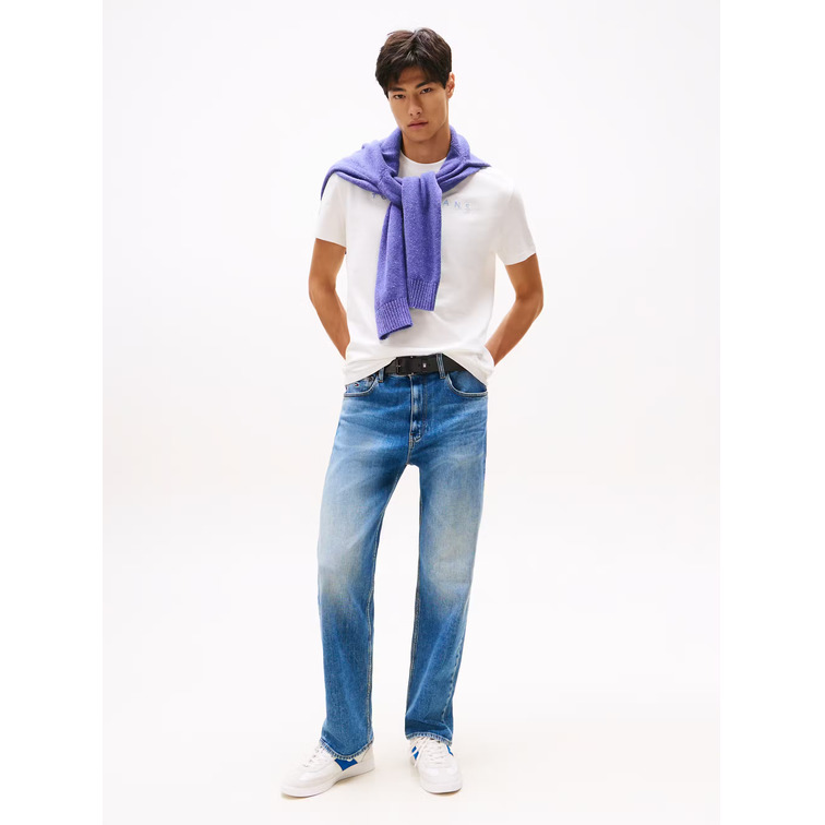 CAMISETA HOMBRE  TOMMY HILFIGER TJM REG LINEAR LOGO TEE EXT