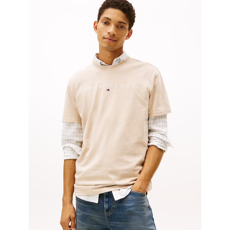 CAMISETA HOMBRE  TOMMY HILFIGER TJM REG LINEAR LOGO TEE EXT