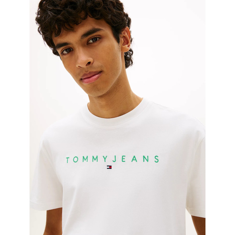 HOMBRE TJM REG LINEAR LOGO TEE EXT L5Y