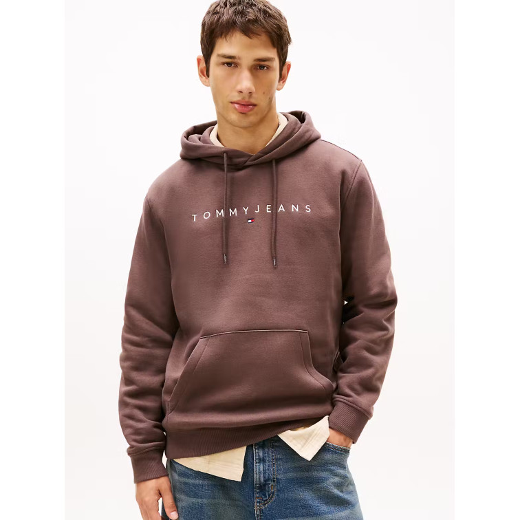 SUDADERA HOMBRE  TOMMY HILFIGER TJM REG LINEAR LOGO HOODIE EXT