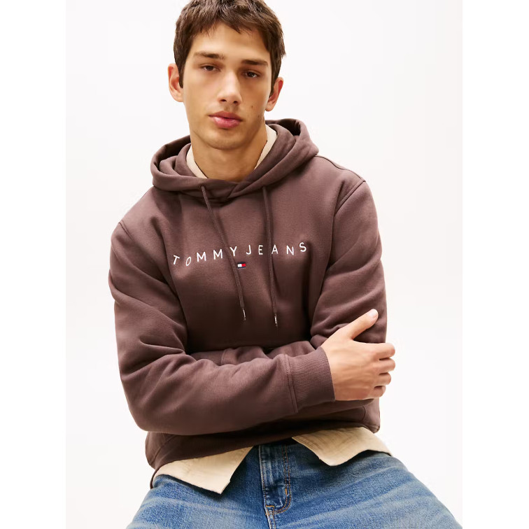 SUDADERA HOMBRE  TOMMY HILFIGER TJM REG LINEAR LOGO HOODIE EXT