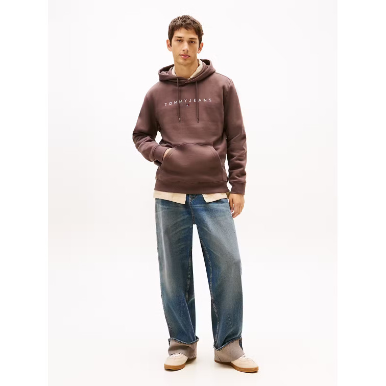 SUDADERA HOMBRE  TOMMY HILFIGER TJM REG LINEAR LOGO HOODIE EXT