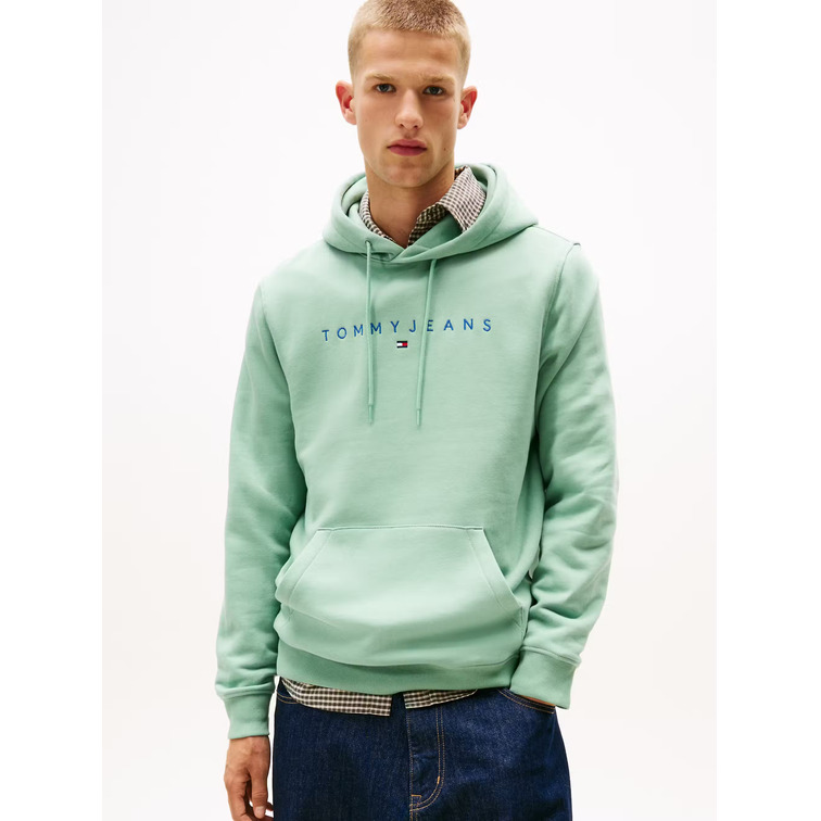 SUDADERA CON CAPUCHA HOMBRE TOMMY JEANS LOGO LINEAL