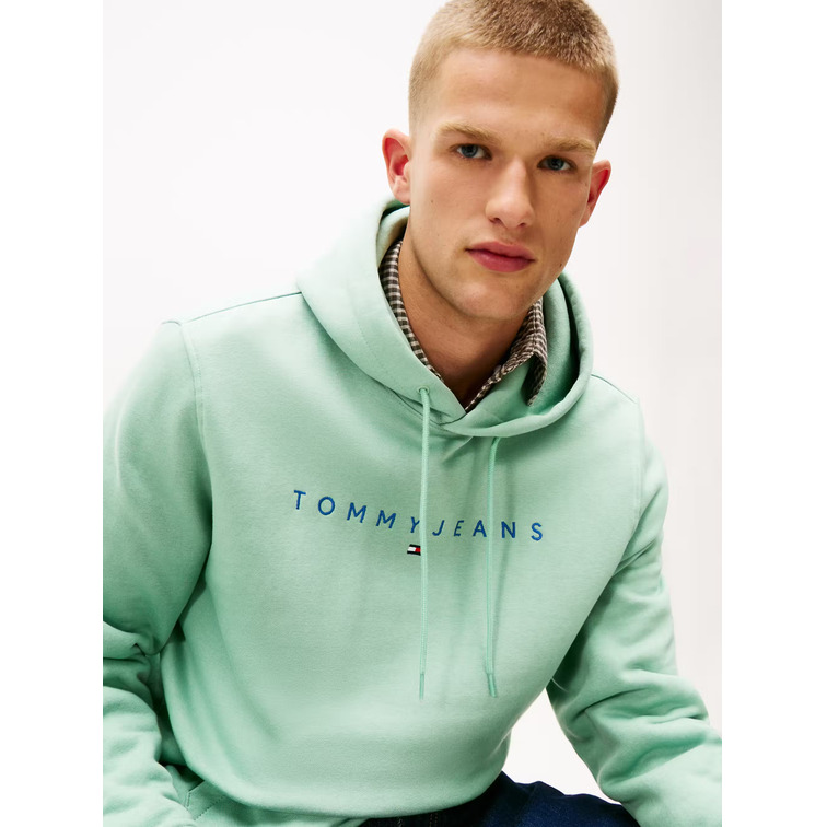 SUDADERA CON CAPUCHA HOMBRE TOMMY JEANS LOGO LINEAL
